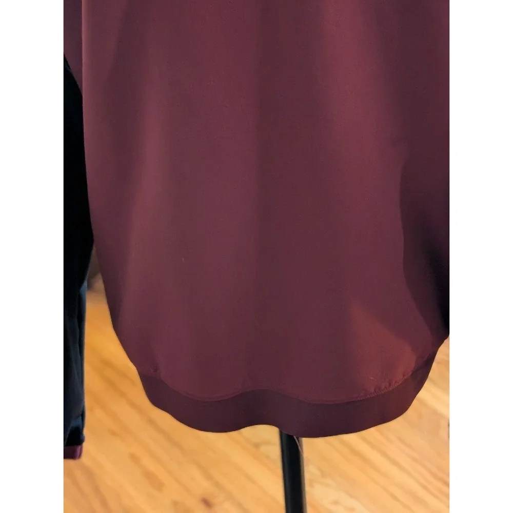 The North Face Tekware Hybrid Full Zip Hoodie Jacket Men's Size Medium Burgundy